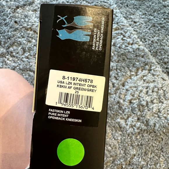 Aquabeam LZR Intent Speedo Tech Suit Womens Open Back Size 25 - Picture 6 of 6